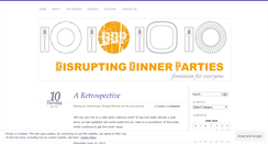 Desktop Screenshot of disruptingdinnerparties.com